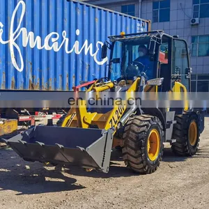 Hydraulic China Small 2.2 Ton1.1m3 Wheel Loader Mini Front End Loader thumbnail-5
