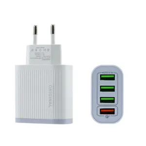 High Quality 4USB Fast Charge USB-A Travel Charger High Power APD 4U2A Power Adapter For Iphone For Huawei thumbnail-1