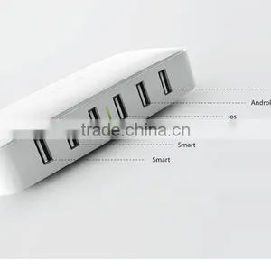 6 Port USB Charging Station Multi-Port USB Charger Desktop Hub for IPhone 6s thumbnail-3