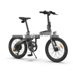 Xiaomi HIMO C20 Foldable Electric Bike 36v10ah 250w DC Motor City Ebike Light Electric Moped Pas Range 80km thumbnail-3