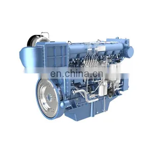 540hp 1000rpm Water Cooled 4 Stroke 6 Cylinder WEICHAI X6170 Series X6170ZC540-1 Marine Diesel Engine thumbnail-1