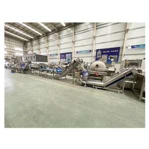 Full Automatic Banana Chips Potato Wedges Frozen French Fries Production Line Potato Chips Making Machine Price thumbnail-1