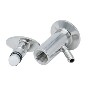 Selling Good Quality Hygienic Quality Certification DN10 Sanitary Grade Stainless Steel Clamp Manual Sampling Valves thumbnail-2
