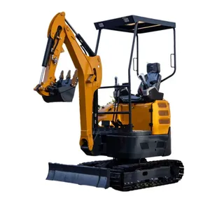 Compact 0.8T Mini Excavator With Blade and Rubber Tracks for Tight Space Operations thumbnail-4