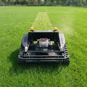 Vigorun VTLM800 Industrial Grade Self Propelled Cordless Remote Control Crawler Lawn Mower 0-60 Working Angle 9.2Kw/452cc thumbnail-1