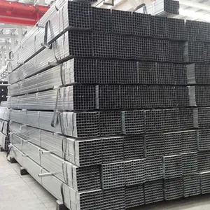 Factory Price Pre-galvanized Square Tube Hollow Section Steel Pipe Custom Size Galvanized Square Pipe For Engineering Works thumbnail-4