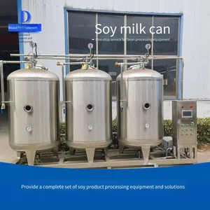 Automated Soybean Milk Cooking Tank, Stainless Steel Sealed Type, Steam-heated, Micro-pressure Tank With Good-tasting Soybean Milk thumbnail-3