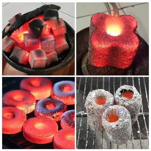Hookah Charcoal Production Line Round Cube Coal Smokefree Charcoal Making Machine EPC thumbnail-4
