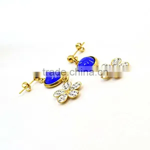 Wholesale Jewelry Pearl Necklaces Designs Teardrop Necklace Earrings Set thumbnail-2