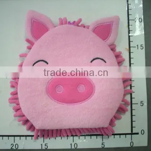 Microfiber Chenille Car Cleaning Glove Mitt With Animal thumbnail-2