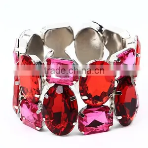 Wholesale Jewelry Factory Elastic Crystal Bracelet Exaggerate Bracelet thumbnail-2