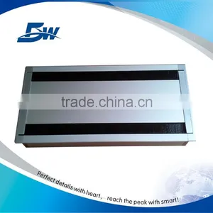 BW-T640B Flip Up Aluminum Cable Tray/Wire Management Box With Cover and Brush thumbnail-1