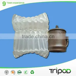Fragile Product Air Bag ,plastic Air Cushion Bag for Dark-red Enameled Pottery,air Column Bag thumbnail-1
