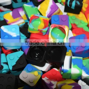 Square 9ml Silicone Container Bho Extracts Silicone Dab Jar Silicone Oil Container thumbnail-1