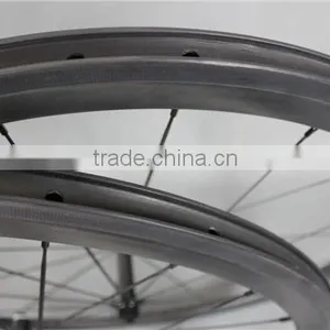 Carbon Clincher Road Bike Wheelset 38mm China Bike Wheels 38C thumbnail-3