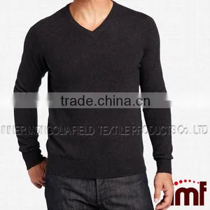Cashmere Men's 100% Cashmere V-Neck Sweater thumbnail-3
