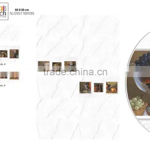 Kitchen Wall Tiles Glossy Digital thumbnail-1