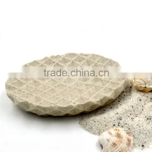 Pineapple Line Polyresin Sandstone Bathroom Accessories Set for Hotel and Home thumbnail-4