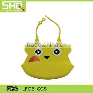 FDA Food Grade Silicone Bib for Kids for Baby Care Bibs thumbnail-6