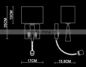 Modern New Design Creative and Iron Wall Lamp thumbnail-2