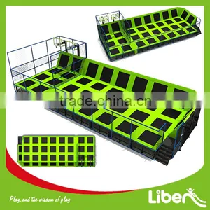 TOP 3 Indoor Children Large Cheap Trampoline Park Professional Bungee Trampoline Park thumbnail-1