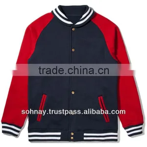 Raglan Varsity Jacket Letterman Baseball Jacket thumbnail-1