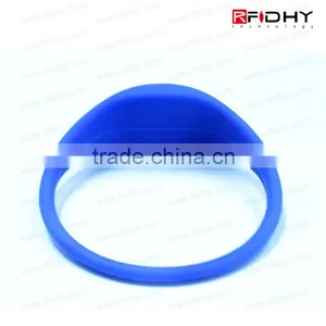 Printed Silicone Wristbands RFID Stock for Fairs thumbnail-5