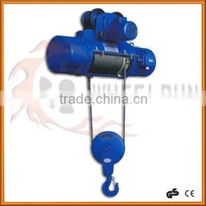 Construction Materials 2 Ton 9M Electric Chain Hoist 380V Wire Rope Hoist thumbnail-1