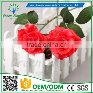 Greenflower 2016 Wholesale Handscrafts Real Touch Latex PU China Artificial Flowers Rose for Wedding Decoration Occation thumbnail-2