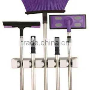 Magic Holder 5 Position Broom Organizer Broom Holder Cleaning Tools Organizer thumbnail-6