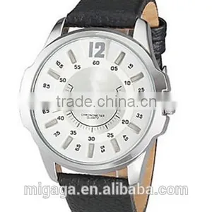 New Fashion Men's Watches Sport Men Quartz Watch With Leather Strap thumbnail-3