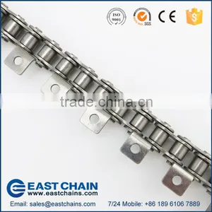 Industry Stainless Steel Roller Chain 08A With SK1 Attachments thumbnail-2