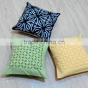 Handmade Cutwork Cushion Covers thumbnail-2