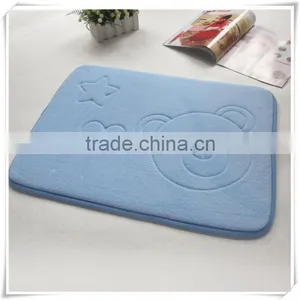 2013 Hot Sale High Quality Beautiful Colourful Memory Foam MatMemory Foam Bath Mat Qinyi thumbnail-1