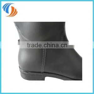 Women's New Stylish PVC Solid Waterproof Boots Hight Tube Rain Boots thumbnail-3