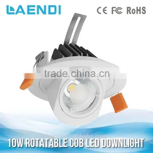 High Power Factor High Quality Rotatable 10W Led Downlight Used in Supermarket thumbnail-1