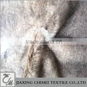Pile Length 25mm Two Color Jacquard Faux Fur Tip-dyed Faux Fur thumbnail-1
