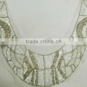 Handmade Beaded Sequined Trimming thumbnail-1