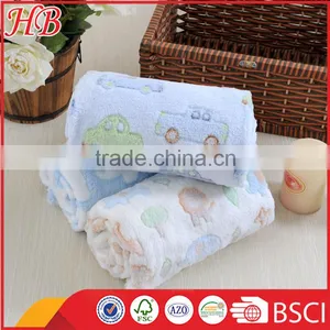 Unique Jacquard Coral Fleece Baby Blanket thumbnail-1