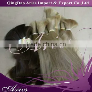 100% Remy Peruvian Hair Raw Hair Bulk thumbnail-1