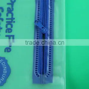 School Stationery Pvc Plastic Zipper Bag, Zipper Document Bag, Pvc Plastic Pencil Bag With Zip Lock thumbnail-3