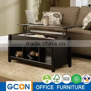 Smart Home Furniture Modern Wooden Lift Top Coffee Table Quality Choice thumbnail-1