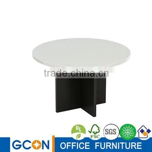 Small Round Meeting Table/wood Living Room End Table/MDF Coffee Table thumbnail-3