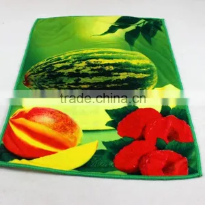 Manufacturer Custom Transfer Printed Kitchen Towel Microfiber thumbnail-6
