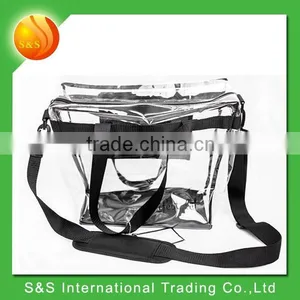 Fashionable Transparent Pvc Tote Bag With Detachable Privacy Purse thumbnail-2