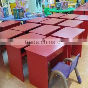 Wholesale Red School Student Desk,children Study Table and Chair thumbnail-1
