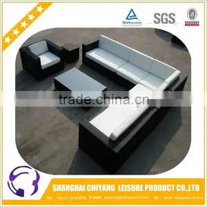 Wicker Sofa for Restaurant Restaurant Rattan Sofa thumbnail-1