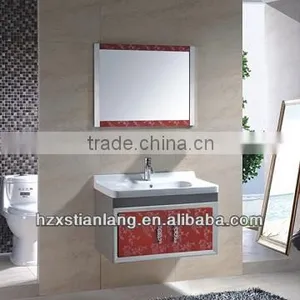 Fashion Stainless Steel Bathroom Cabinet With Mirror thumbnail-1