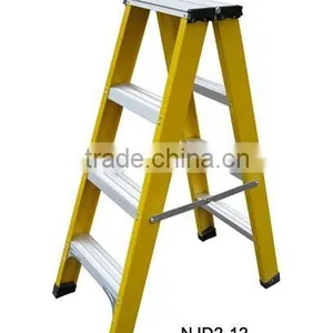 Double Side Fiberglass Step Ladder thumbnail-1