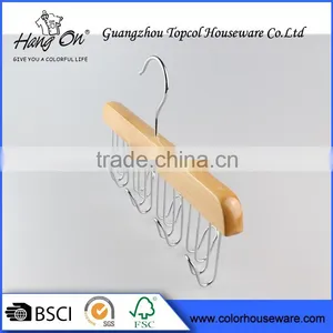 Durable Wood Hanger for Tie/Belt thumbnail-3